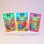 Aztec CBD gummies 900mg 30 pack dummies dew drops fizzy bears THC free edible gummies
